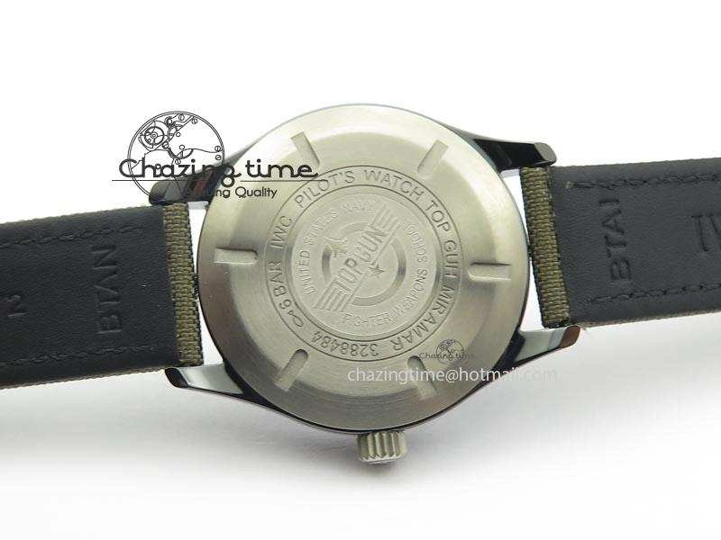 MARK XVII IW324702 Real Ceramic MK Best Edition Green Dial On Green Nylon Strap A Original 7288