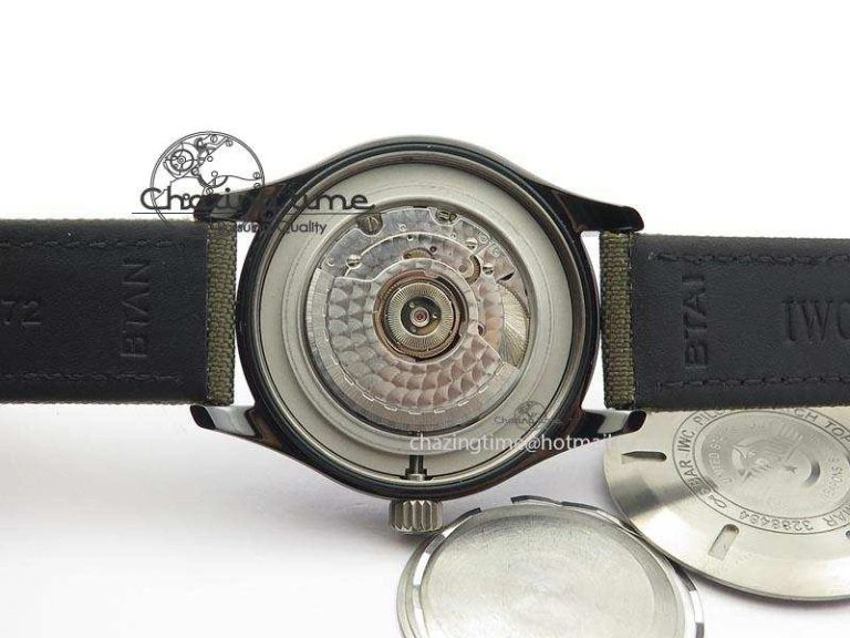 MARK XVII IW324702 Real Ceramic MK Best Edition Green Dial On Green Nylon Strap A Original 7288