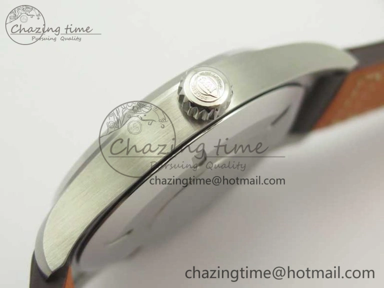 Chic MARK XVIII ANTOINE DE SAINT EXUPÉRY IW327003 SS MKS 1:1 Best Edition on Brown Leather MIYOTA 7193