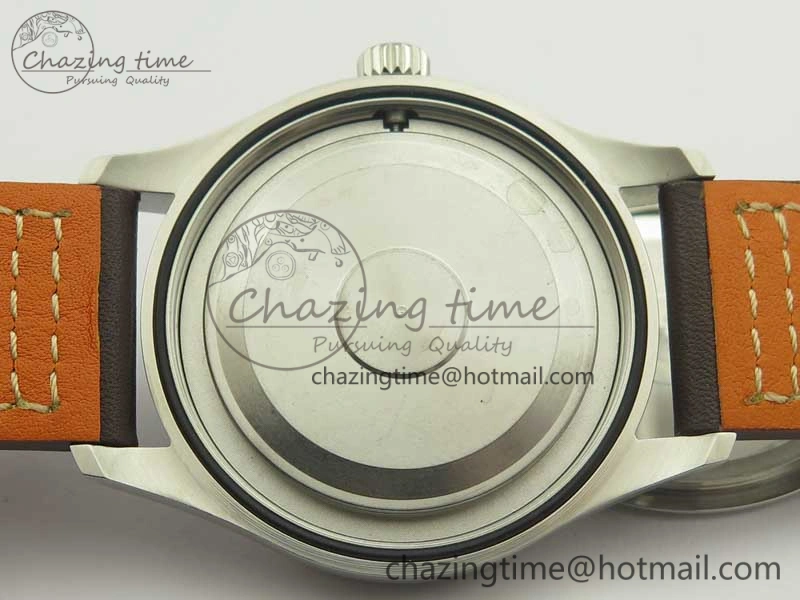Chic MARK XVIII ANTOINE DE SAINT EXUPÉRY IW327003 SS MKS 1:1 Best Edition on Brown Leather MIYOTA 7193