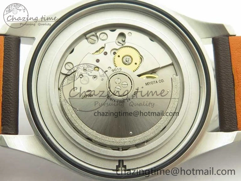 Chic MARK XVIII ANTOINE DE SAINT EXUPÉRY IW327003 SS MKS 1:1 Best Edition on Brown Leather MIYOTA 7193