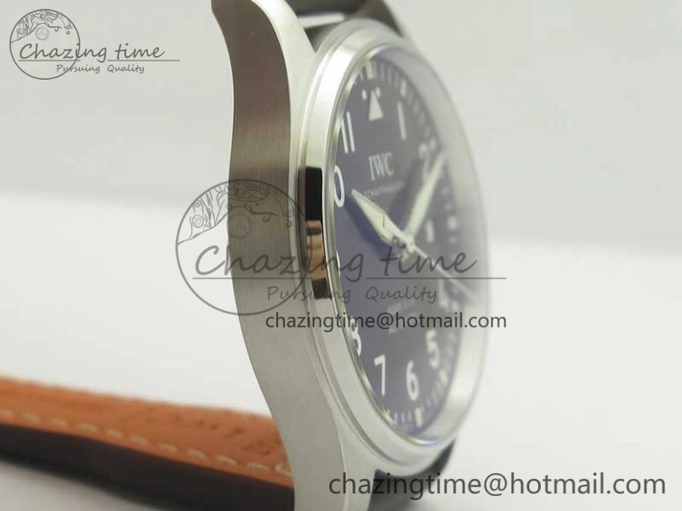 Chic MARK XVIII ANTOINE DE SAINT EXUPÉRY IW327003 SS MKS 1:1 Best Edition on Brown Leather MIYOTA 7193