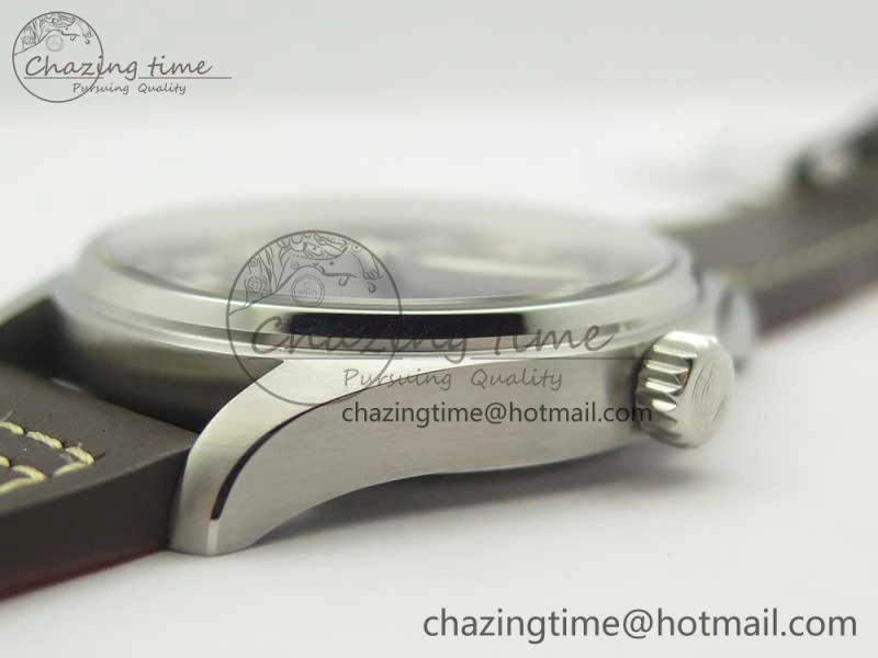 Chic MARK XVIII ANTOINE DE SAINT EXUPÉRY IW327003 SS MKS 1:1 Best Edition on Brown Leather MIYOTA 7193