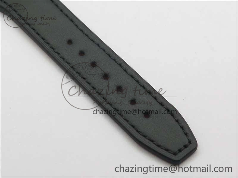 Refined MARK XVIII IW327001 SS FKF 1:1 Best Edition Black Dial On Black Leather Strap 7119
