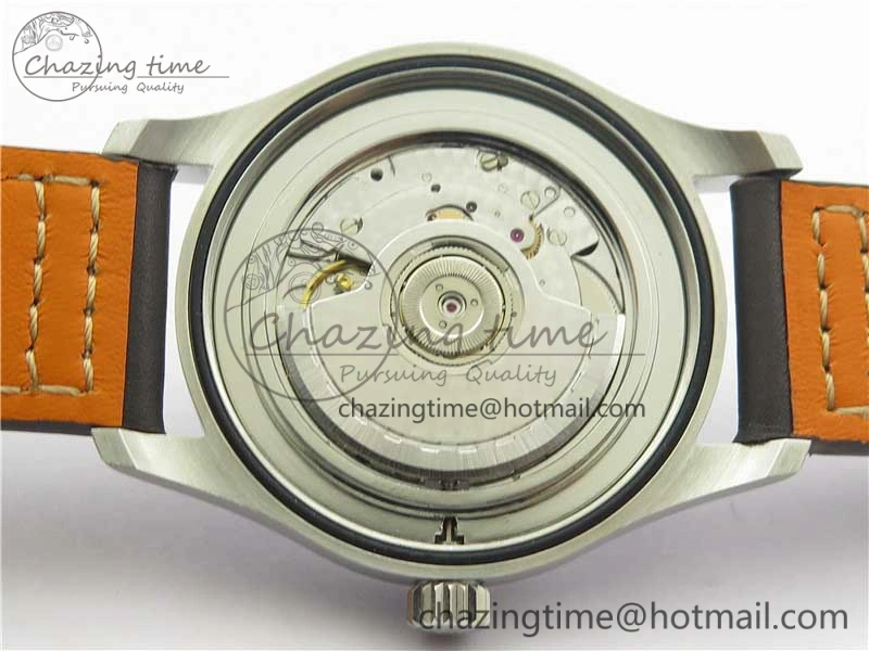 Refined MARK XVIII IW327001 SS FKF 1:1 Best Edition Black Dial On Black Leather Strap 7119