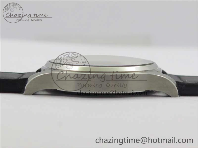 Refined MARK XVIII IW327001 SS FKF 1:1 Best Edition Black Dial On Black Leather Strap 7119