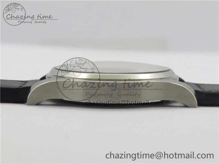 MARK XVIII IW327002 SS FKF 1:1 Best Edition White Dial On Black Leather Strap Functional 7121