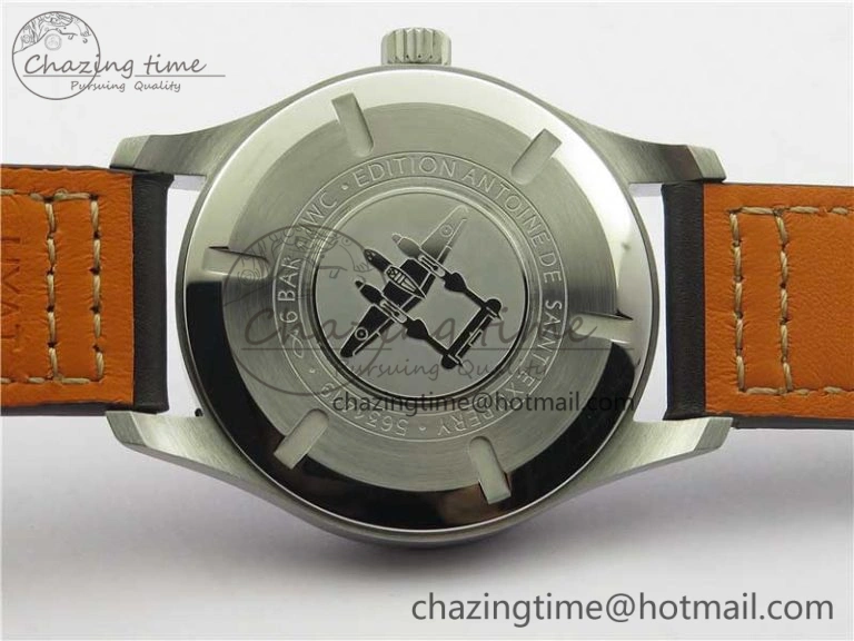 Supportive MARK XVIII Le Petit Prince IW327003 SS FKF 1:1 Best Edition Brown Dial On Brown Leather Strap 7118