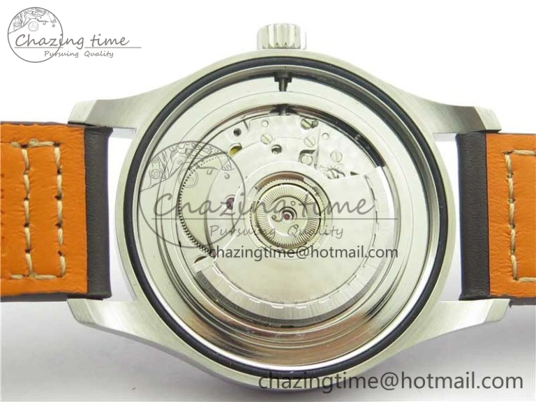 Supportive MARK XVIII Le Petit Prince IW327003 SS FKF 1:1 Best Edition Brown Dial On Brown Leather Strap 7118