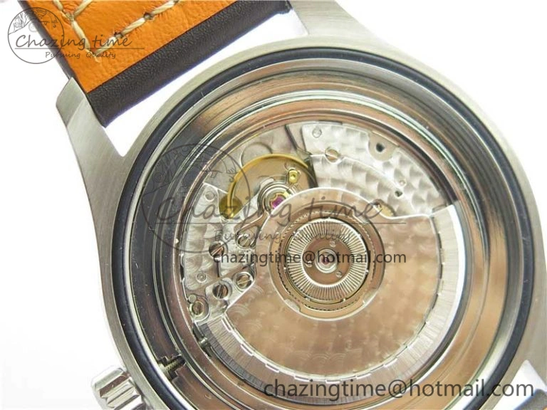 Supportive MARK XVIII Le Petit Prince IW327003 SS FKF 1:1 Best Edition Brown Dial On Brown Leather Strap 7118