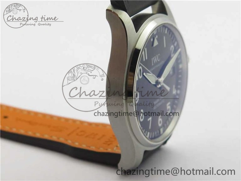Supportive MARK XVIII Le Petit Prince IW327003 SS FKF 1:1 Best Edition Brown Dial On Brown Leather Strap 7118