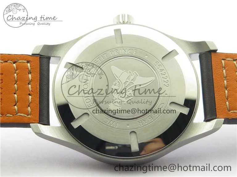 Thermal MARK XVIII Le Petit Prince IW327004 SS FKF 1:1 Best Edition Blue Dial On Brown Leather Strap 7117