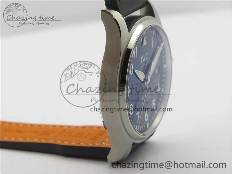 Thermal MARK XVIII Le Petit Prince IW327004 SS FKF 1:1 Best Edition Blue Dial On Brown Leather Strap 7117