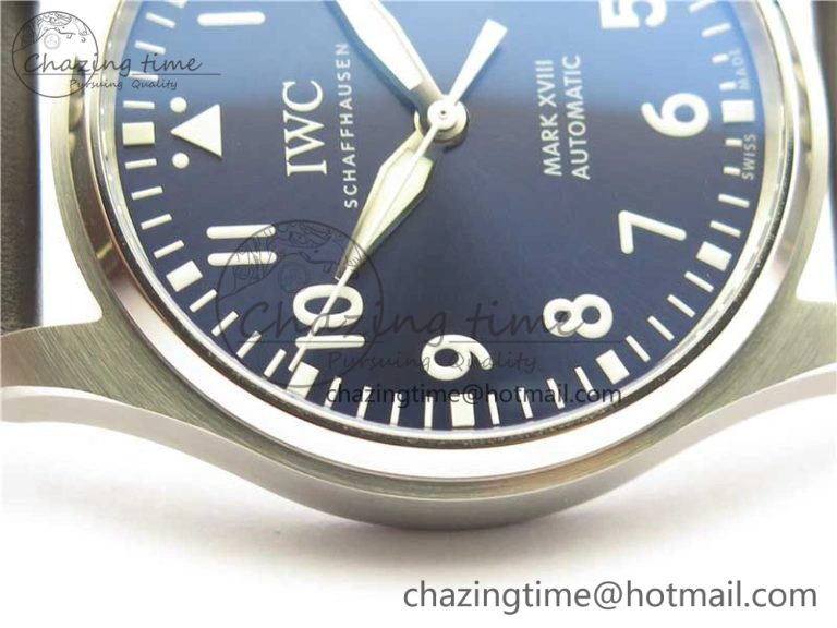Thermal MARK XVIII Le Petit Prince IW327004 SS FKF 1:1 Best Edition Blue Dial On Brown Leather Strap 7117