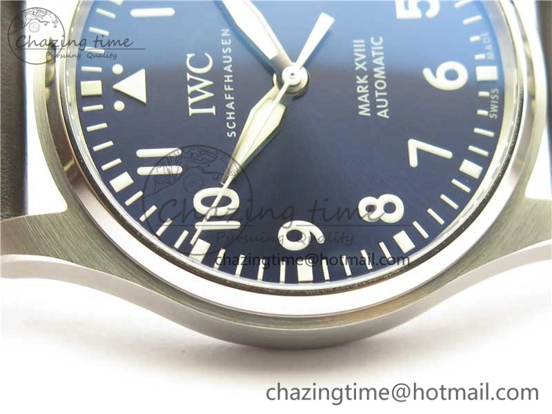 Thermal MARK XVIII Le Petit Prince IW327004 SS FKF 1:1 Best Edition Blue Dial On Brown Leather Strap 7117