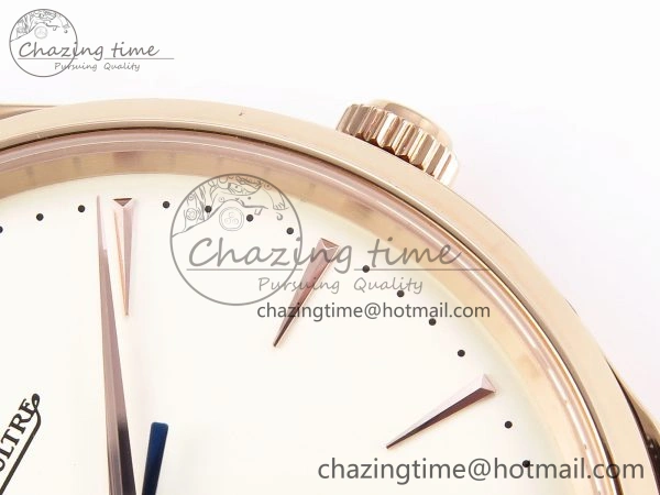 MASTER ULTRA THIN MOON RG APSF 1:1 BEST EDITION WHITE DIAL ON BROWN LEATHER STRAP SA925 SUPER CLONE Comfortable 7414