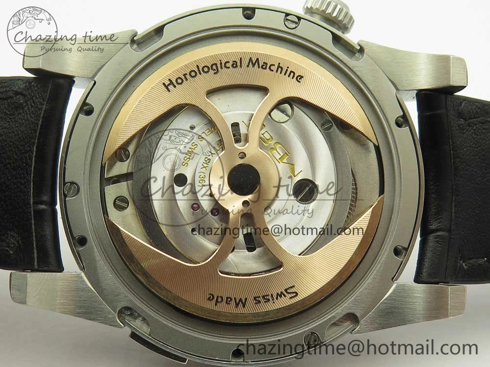 MB&F Legacy Machine Split Escapement CYF Best Edition Blue Dial On Black Leather Strap SmartChoice 7590
