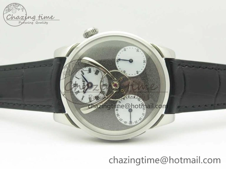 MB&F Legacy Machine Split Escapement CYF Best Edition Gray Dial On Black Leather Strap SoftTouch 7598