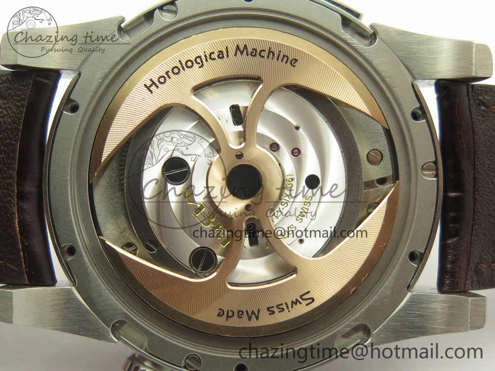 MB&F Legacy Machine Split Escapement CYF Best Edition RG Dial On Black Leather Strap ZeroBulk 7602