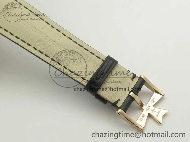 MultiPurpose Malte Dual Time Regulator RG K11 Maker White Dial on Black Leather Strap A23J 9955