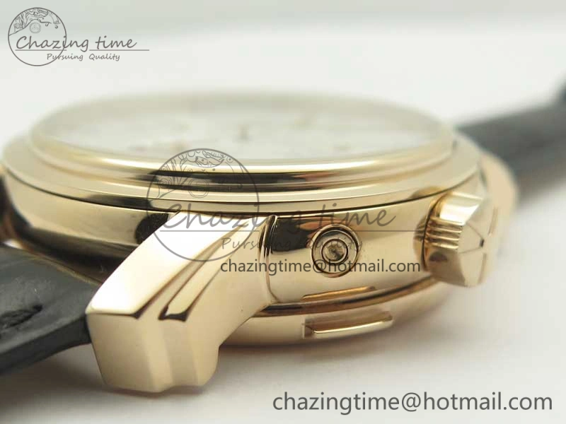MultiPurpose Malte Dual Time Regulator RG K11 Maker White Dial on Black Leather Strap A23J 9955