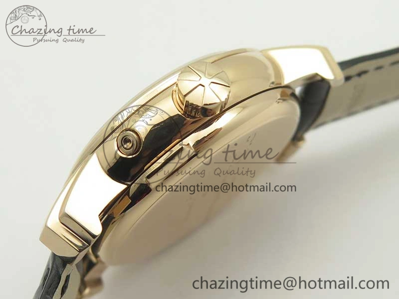 MultiPurpose Malte Dual Time Regulator RG K11 Maker White Dial on Black Leather Strap A23J 9955