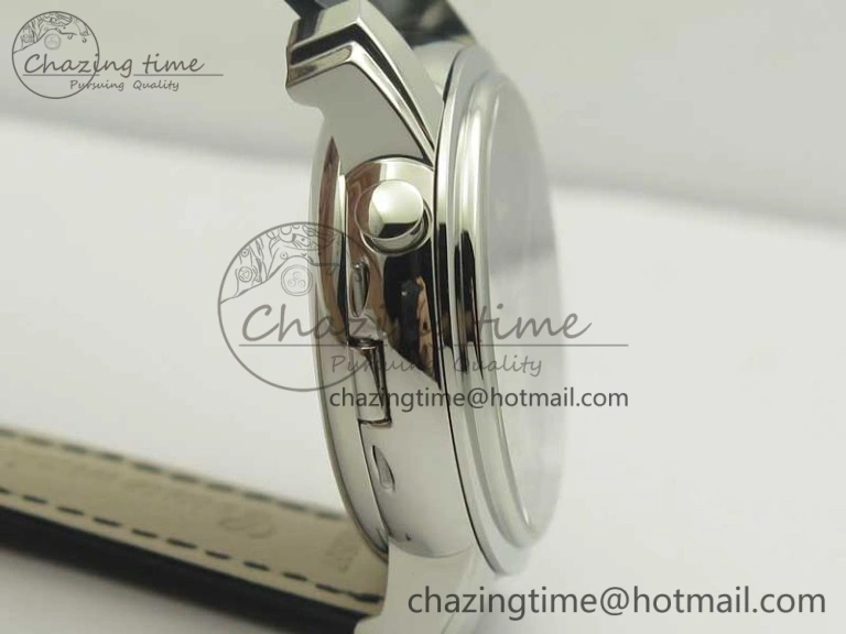 Malte Dual Time Regulator SS K11 Maker Black Dial on Black Leather Strap A23J Compact 9954