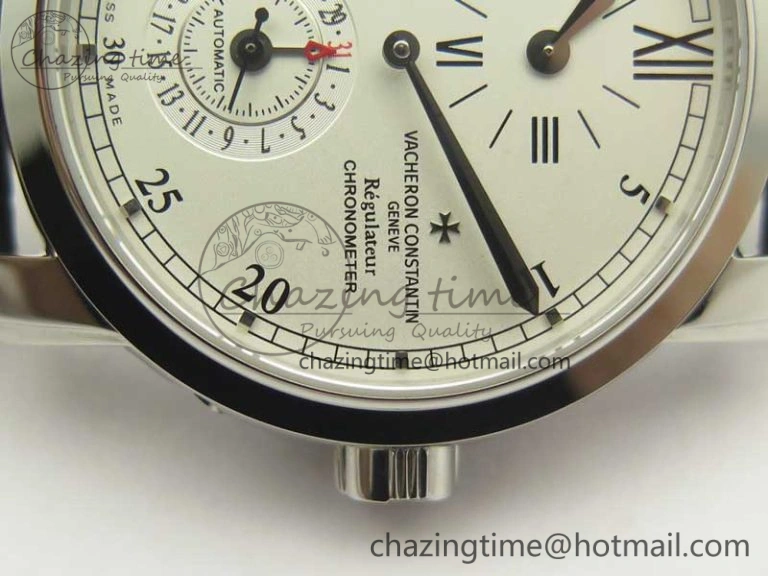 Minimalist Malte Dual Time Regulator SS K11 Maker White Dial on Black Leather Strap A23J 9952