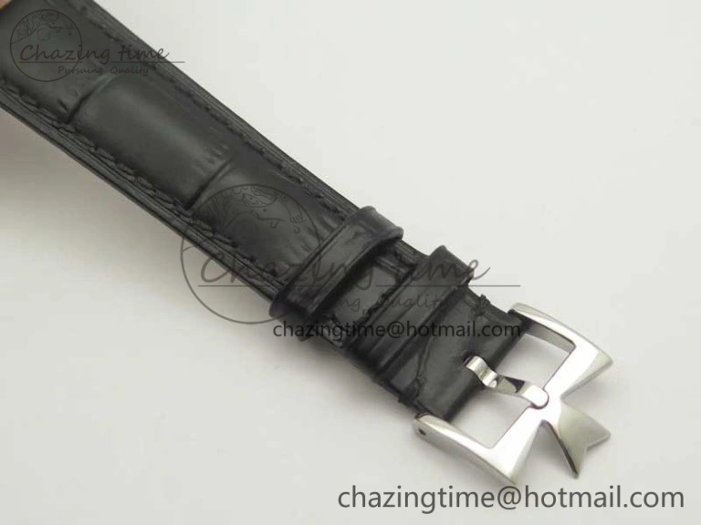 Minimalist Malte Dual Time Regulator SS K11 Maker White Dial on Black Leather Strap A23J 9952