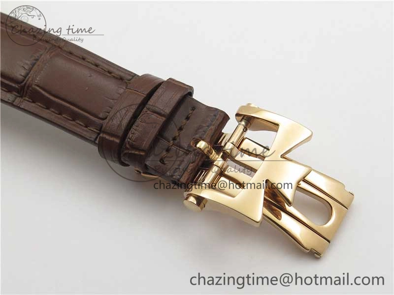 Malte Tourbillon RG VCR Best Edition White Dial on Black Croco Leather Strap Snug 9905