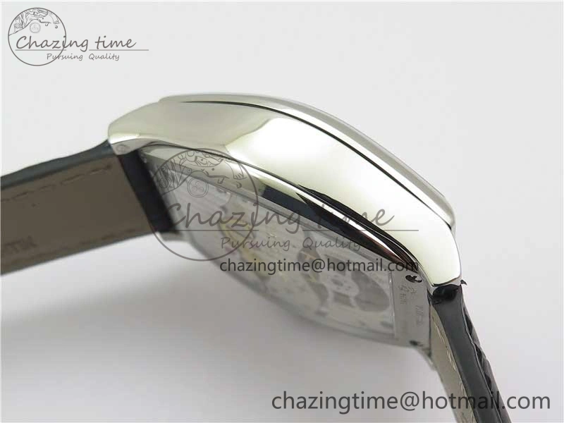 Malte Tourbillon SS VCR Best Edition Gray Dial on Black Croco Leather Strap Elegant 9907