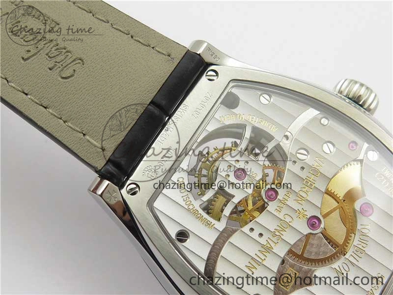 Malte Tourbillon SS VCR Best Edition Gray Dial on Black Croco Leather Strap Elegant 9907