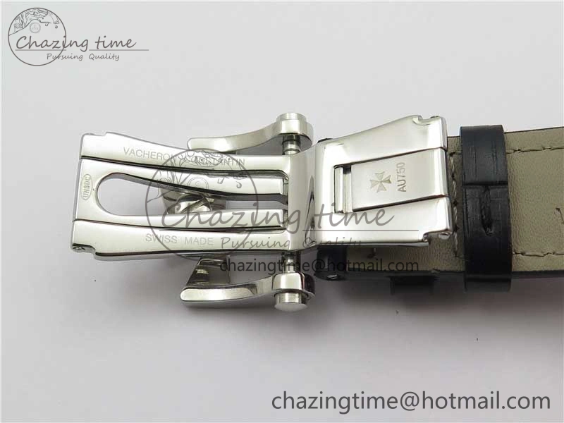 Malte Tourbillon SS VCR Best Edition Gray Dial on Black Croco Leather Strap Elegant 9907