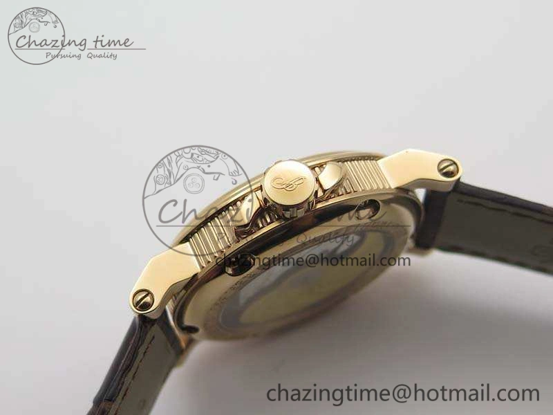 Efficient Marine 5222 RG HGF 1:1 Best Edition Brown Dial On Leather Strap Asian Cal.517GG (Free Rubber Strap) 5362