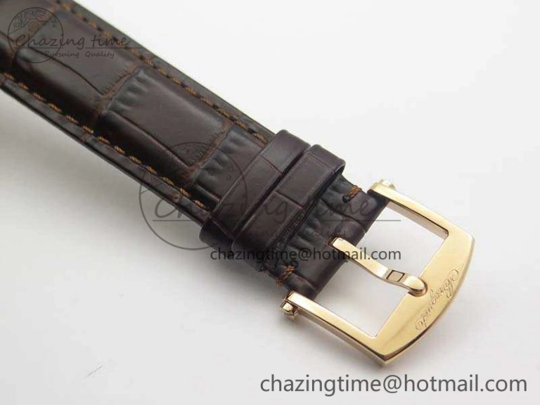 Efficient Marine 5222 RG HGF 1:1 Best Edition Brown Dial On Leather Strap Asian Cal.517GG (Free Rubber Strap) 5362