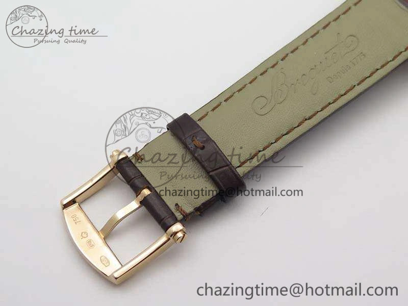 Efficient Marine 5222 RG HGF 1:1 Best Edition Brown Dial On Leather Strap Asian Cal.517GG (Free Rubber Strap) 5362