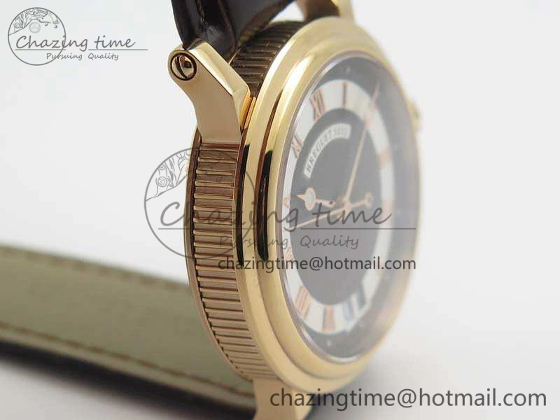 Efficient Marine 5222 RG HGF 1:1 Best Edition Brown Dial On Leather Strap Asian Cal.517GG (Free Rubber Strap) 5362