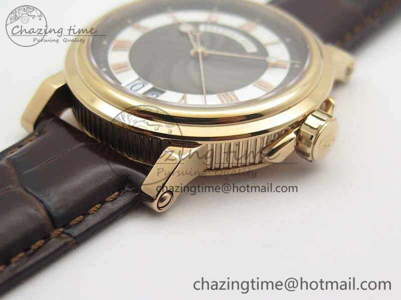 Efficient Marine 5222 RG HGF 1:1 Best Edition Brown Dial On Leather Strap Asian Cal.517GG (Free Rubber Strap) 5362