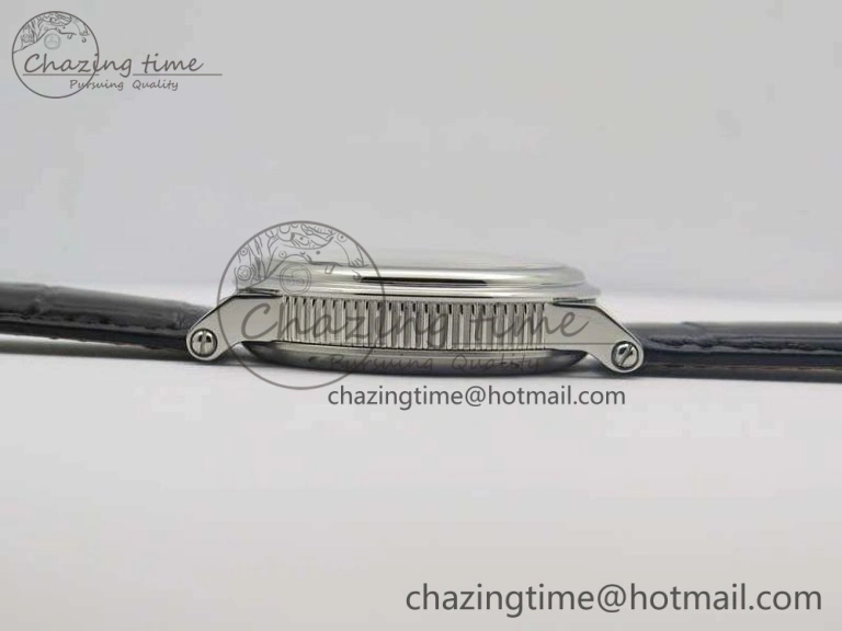 Marine 5222 SS HGF 1:1 Best Edition Black Dial On Leather Strap Asian Cal.517GG (Free Rubber Strap) Unique 5358