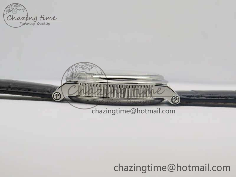 Marine 5222 SS HGF 1:1 Best Edition Black Dial On Leather Strap Asian Cal.517GG (Free Rubber Strap) Unique 5358