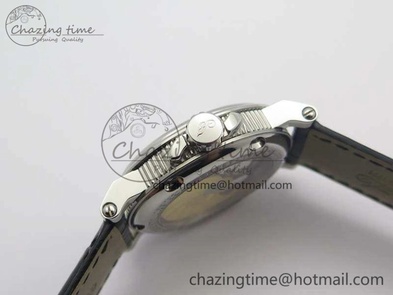 Marine 5222 SS HGF 1:1 Best Edition Black Dial On Leather Strap Asian Cal.517GG (Free Rubber Strap) Unique 5358