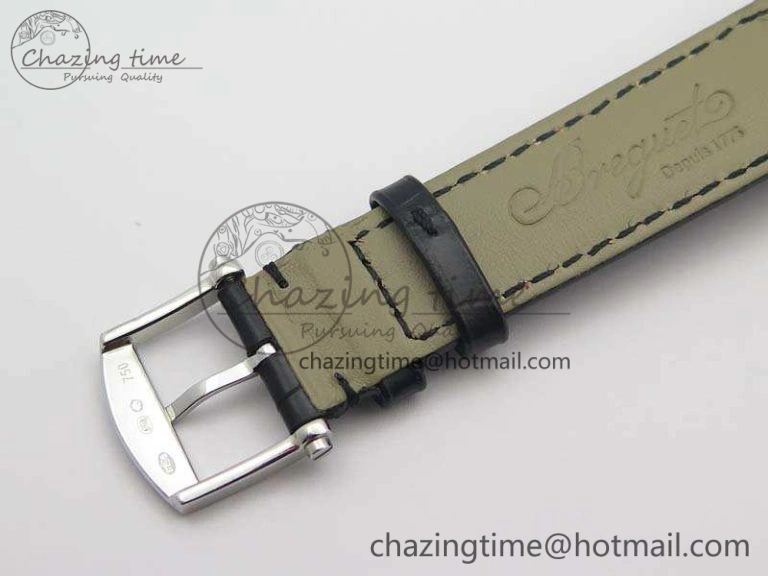 Marine 5222 SS HGF 1:1 Best Edition Black Dial On Leather Strap Asian Cal.517GG (Free Rubber Strap) Unique 5358