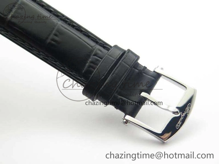 Lightweight Marine 5222 SS HGF 1:1 Best Edition Blue Dial On Leather Strap Asian Cal.517GG (Free Rubber Strap) 5357