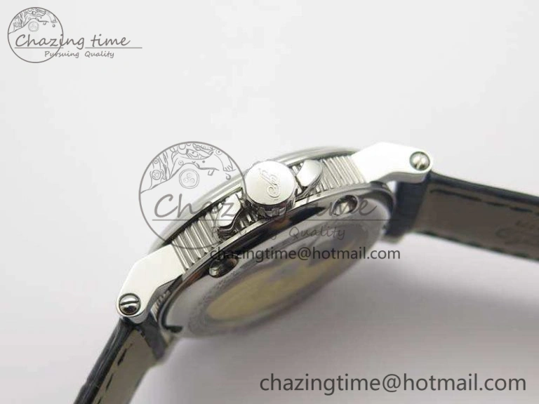 MoistureWicking Marine 5222 SS HGF 1:1 Best Edition White Dial On Leather Strap Asian Cal.517GG (Free Rubber Strap) 5359