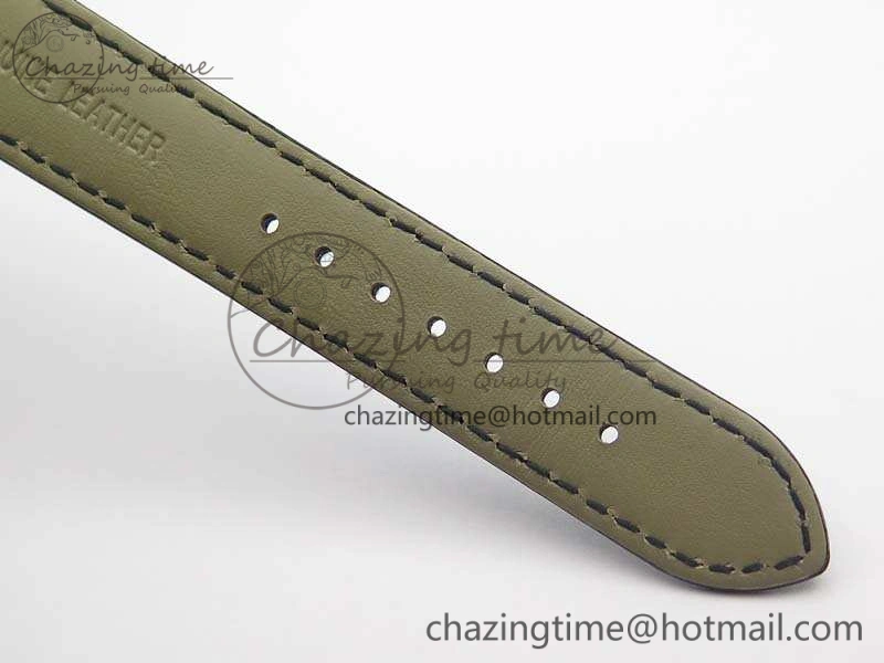 MoistureWicking Marine 5222 SS HGF 1:1 Best Edition White Dial On Leather Strap Asian Cal.517GG (Free Rubber Strap) 5359