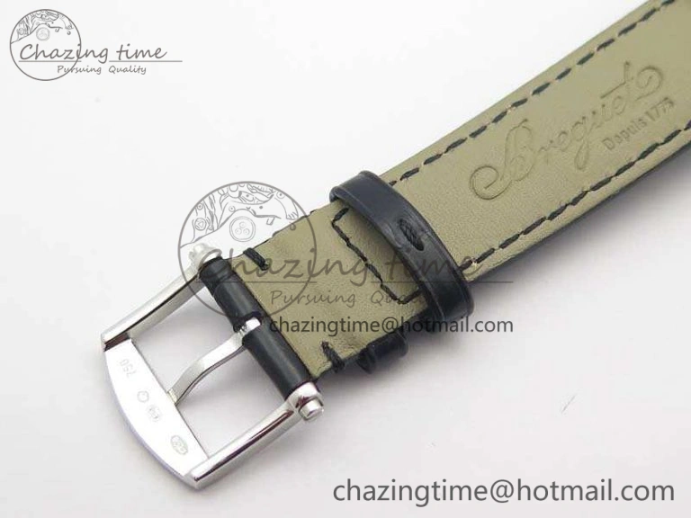 MoistureWicking Marine 5222 SS HGF 1:1 Best Edition White Dial On Leather Strap Asian Cal.517GG (Free Rubber Strap) 5359