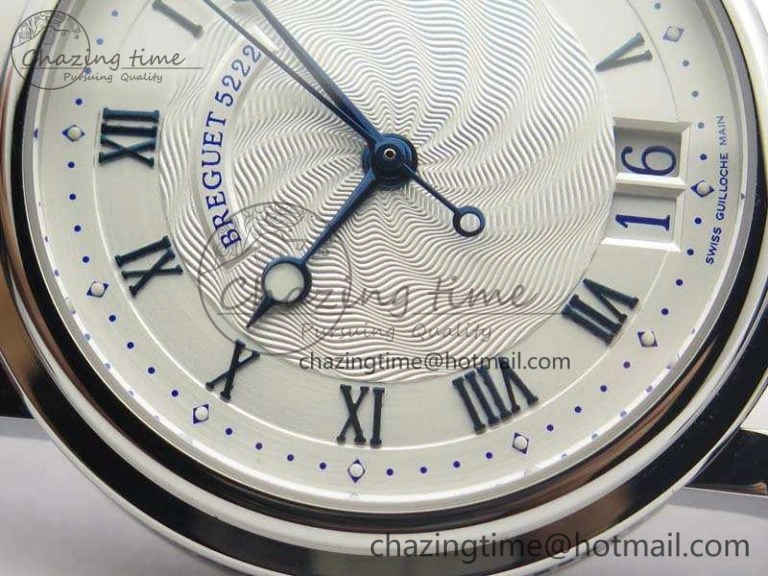 MoistureWicking Marine 5222 SS HGF 1:1 Best Edition White Dial On Leather Strap Asian Cal.517GG (Free Rubber Strap) 5359
