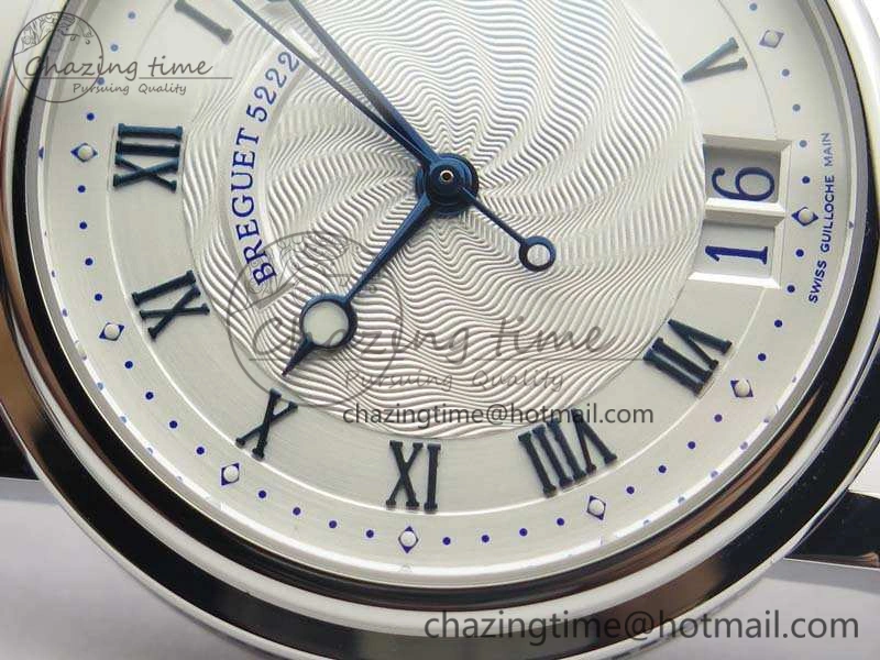 MoistureWicking Marine 5222 SS HGF 1:1 Best Edition White Dial On Leather Strap Asian Cal.517GG (Free Rubber Strap) 5359