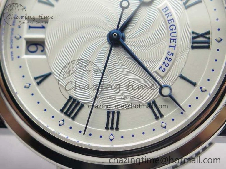MoistureWicking Marine 5222 SS HGF 1:1 Best Edition White Dial On Leather Strap Asian Cal.517GG (Free Rubber Strap) 5359