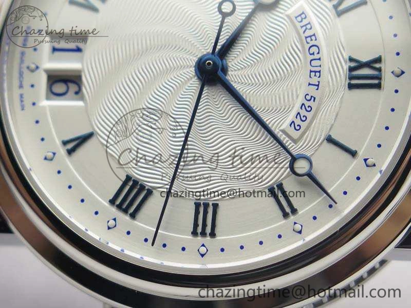 MoistureWicking Marine 5222 SS HGF 1:1 Best Edition White Dial On Leather Strap Asian Cal.517GG (Free Rubber Strap) 5359